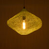 LEDTM® KENTUCKY 01864 Vintage Κρεμαστό Φωτιστικό Οροφής με Ντουί 1 x E27 AC 220-240V IP20 - Τιρκουάζ - Μ40 x Π40 x Υ30cm - Image 3