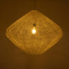 LEDTM® KENTUCKY 01868 Vintage Κρεμαστό Φωτιστικό Οροφής με Ντουί 1 x E27 AC 220-240V IP20 - Μπεζ - Μ90 x Π90 x Υ70cm - Image 3