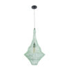 LEDTM® KENTUCKY 01873 Vintage Κρεμαστό Φωτιστικό Οροφής με Ντουί 1 x E27 AC 220-240V IP20 - Τιρκουάζ - Μ35 x Π35 x Υ60cm - Image 4