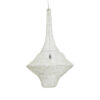 LEDTM® KENTUCKY 01877 Vintage Κρεμαστό Φωτιστικό Οροφής με Ντουί 1 x E27 AC 220-240V IP20 - Λευκό - Μ80 x Π80 x Υ140cm - Image 2
