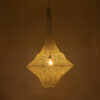 LEDTM® KENTUCKY 01877 Vintage Κρεμαστό Φωτιστικό Οροφής με Ντουί 1 x E27 AC 220-240V IP20 - Λευκό - Μ80 x Π80 x Υ140cm - Image 3