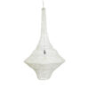 LEDTM® KENTUCKY 01877 Vintage Κρεμαστό Φωτιστικό Οροφής με Ντουί 1 x E27 AC 220-240V IP20 - Λευκό - Μ80 x Π80 x Υ140cm - Image 5