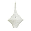 LEDTM® KENTUCKY 01877 Vintage Κρεμαστό Φωτιστικό Οροφής με Ντουί 1 x E27 AC 220-240V IP20 - Λευκό - Μ80 x Π80 x Υ140cm - Image 6