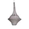 LEDTM® KENTUCKY 01878 Vintage Κρεμαστό Φωτιστικό Οροφής με Ντουί 1 x E27 AC 220-240V IP20 - Καφέ - Μ80 x Π80 x Υ140cm - Image 2