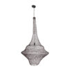LEDTM® KENTUCKY 01878 Vintage Κρεμαστό Φωτιστικό Οροφής με Ντουί 1 x E27 AC 220-240V IP20 - Καφέ - Μ80 x Π80 x Υ140cm - Image 4