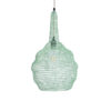 LEDTM® KENTUCKY 01882 Vintage Κρεμαστό Φωτιστικό Οροφής με Ντουί 1 x E27 AC 220-240V IP20 - Τιρκουάζ - Μ30 x Π30 x Υ50cm - Image 2