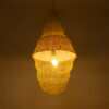 LEDTM® KENTUCKY 01910 Vintage Κρεμαστό Φωτιστικό Οροφής με Ντουί 1 x E27 AC 220-240V IP20 - Μπεζ - Μ40 x Π40 x Υ80cm - Image 3