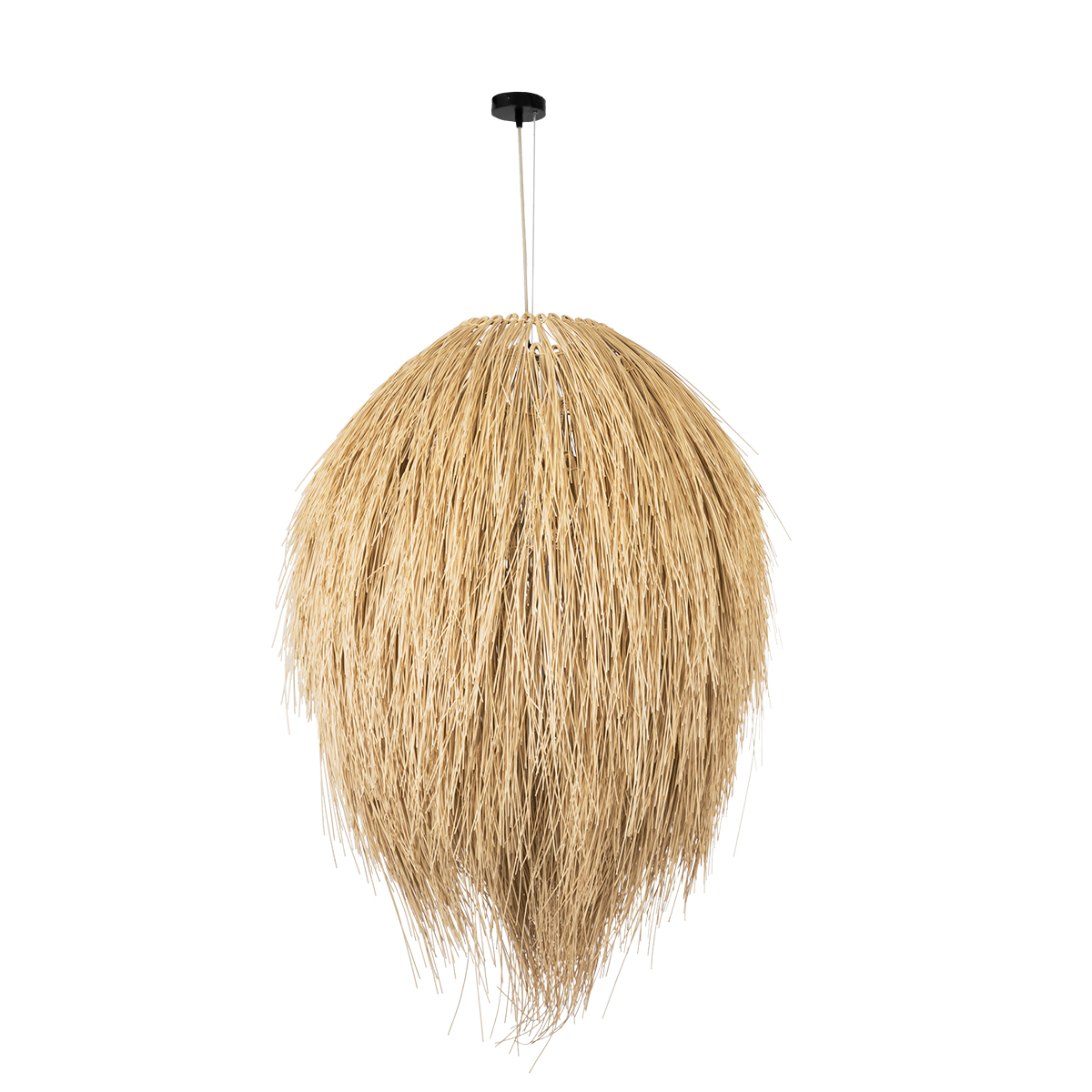 LEDTM® ARCHIPELAGO 01913 Boho Κρεμαστό Φωτιστικό Οροφής με Ντουί 1 x E27 AC 220-240V IP20 - Μπεζ - Μ80 x Π80 x Υ100cm - Image 4