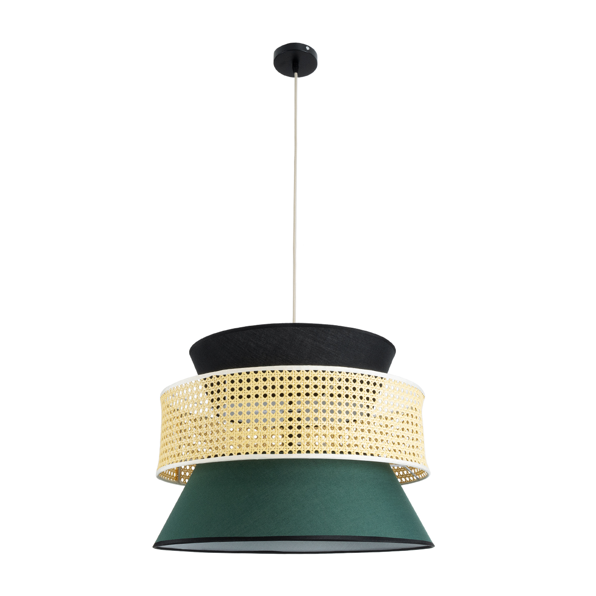 LEDTM® SAIGE 01916 Boho Κρεμαστό Φωτιστικό Οροφής με Ντουί 1 x E27 AC 220-240V IP20 - Πολύχρωμο - Μ50 x Π50 x Υ36cm - Image 4