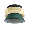 LEDTM® SAIGE 01916 Boho Κρεμαστό Φωτιστικό Οροφής με Ντουί 1 x E27 AC 220-240V IP20 - Πολύχρωμο - Μ50 x Π50 x Υ36cm - Image 6