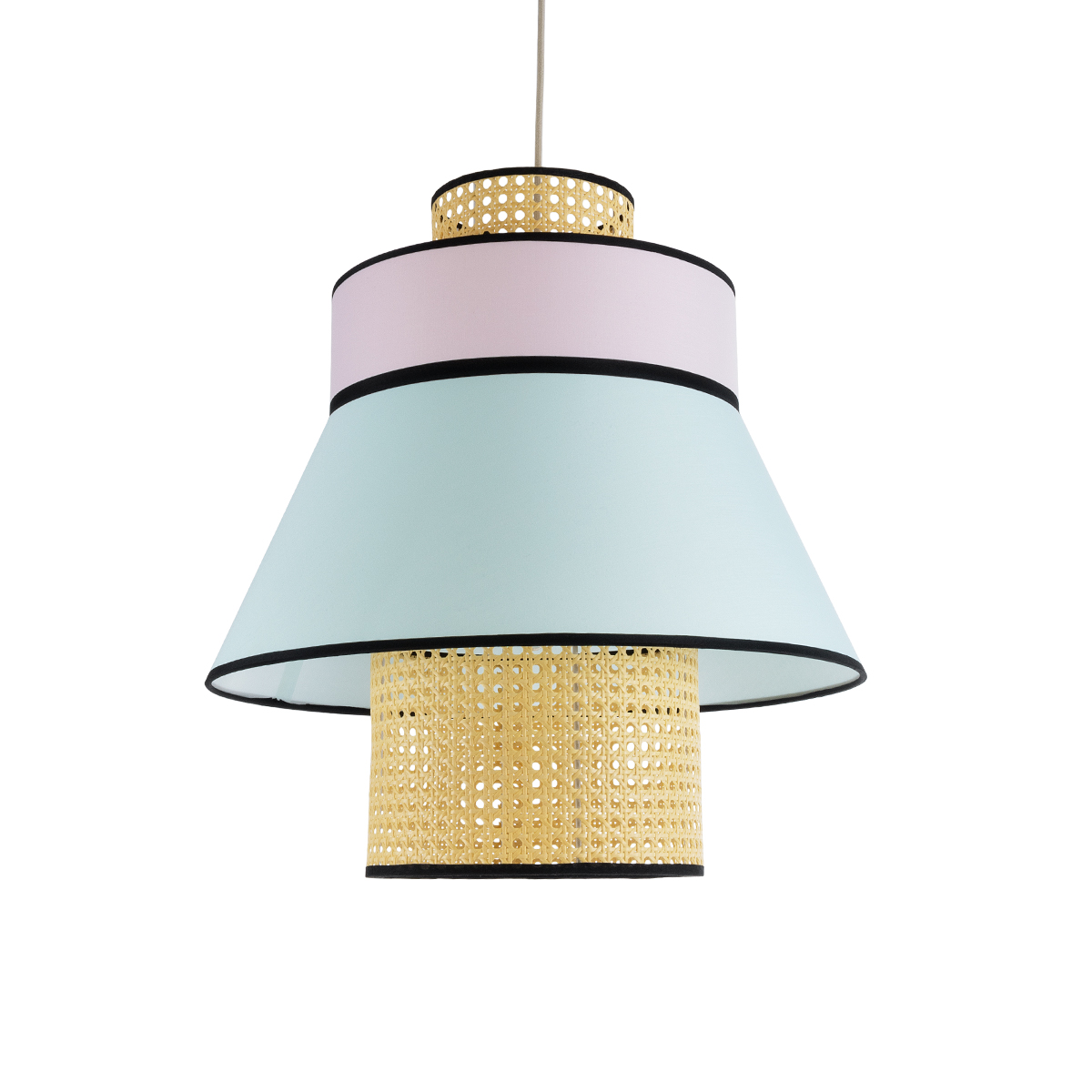 LEDTM® SAIGE 01920 Boho Κρεμαστό Φωτιστικό Οροφής με Ντουί 1 x E27 AC 220-240V IP20 - Πολύχρωμο - Μ50 x Π50 x Υ54cm - Image 2