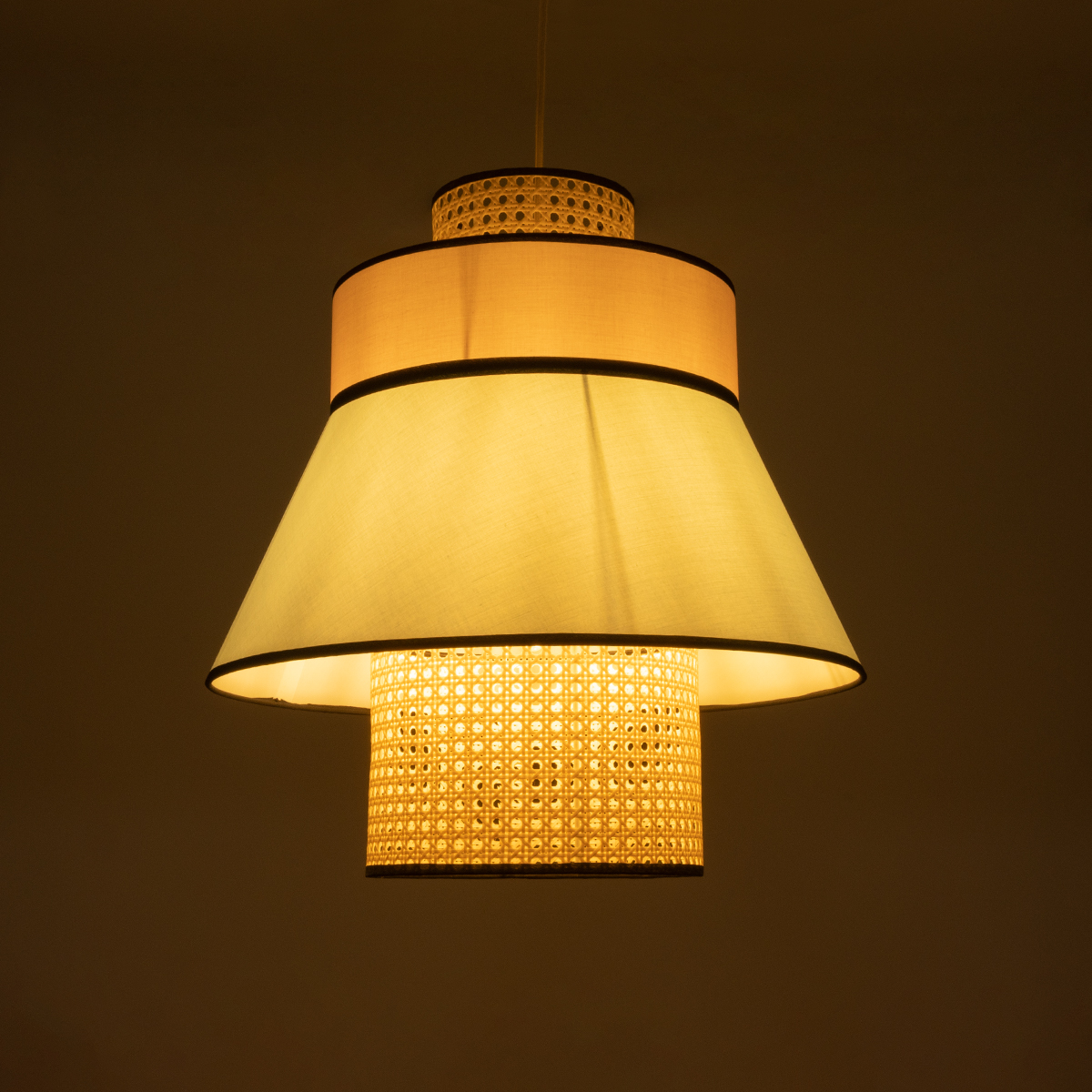 LEDTM® SAIGE 01920 Boho Κρεμαστό Φωτιστικό Οροφής με Ντουί 1 x E27 AC 220-240V IP20 - Πολύχρωμο - Μ50 x Π50 x Υ54cm - Image 3