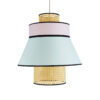 LEDTM® SAIGE 01920 Boho Κρεμαστό Φωτιστικό Οροφής με Ντουί 1 x E27 AC 220-240V IP20 - Πολύχρωμο - Μ50 x Π50 x Υ54cm - Image 5