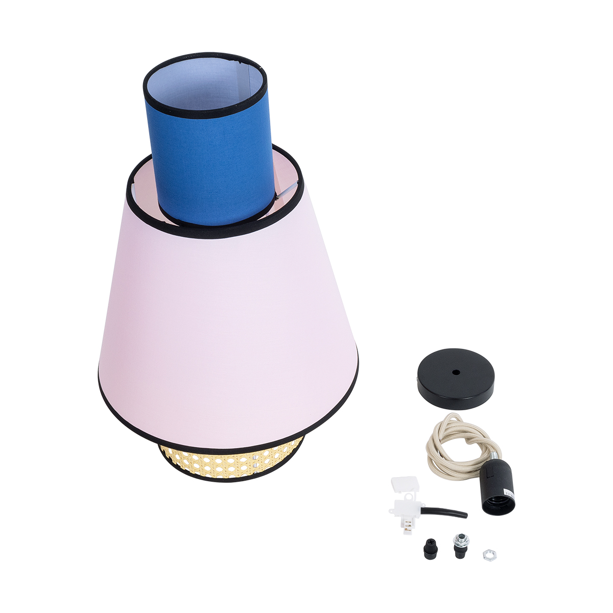 LEDTM® SAIGE 01921 Boho Κρεμαστό Φωτιστικό Οροφής με Ντουί 1 x E27 AC 220-240V IP20 - Πολύχρωμο - Μ30 x Π30 x Υ48cm - Image 10
