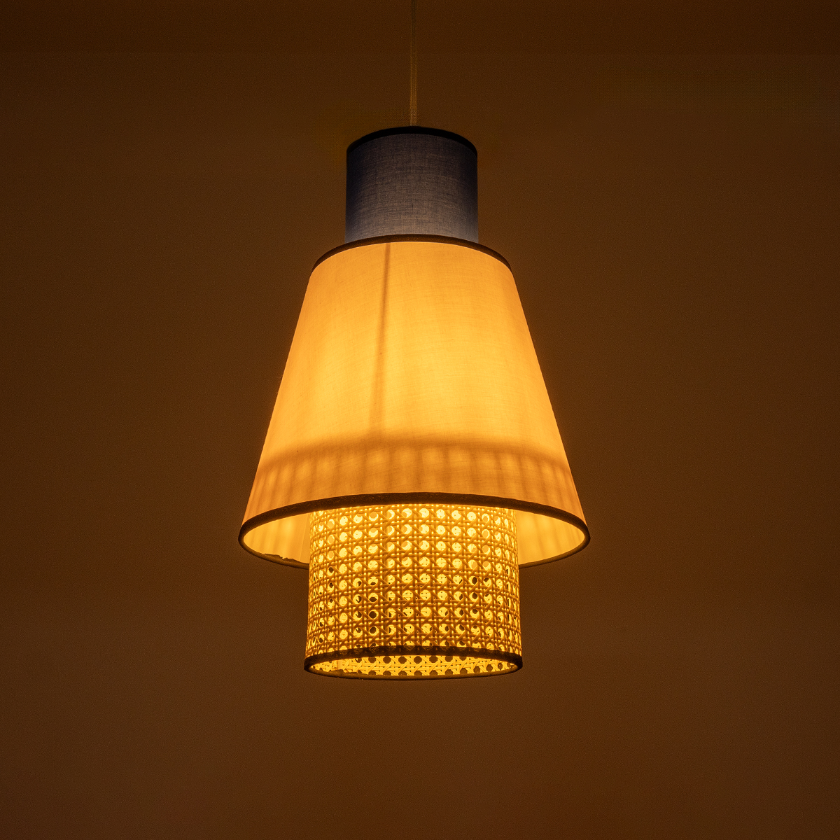 LEDTM® SAIGE 01921 Boho Κρεμαστό Φωτιστικό Οροφής με Ντουί 1 x E27 AC 220-240V IP20 - Πολύχρωμο - Μ30 x Π30 x Υ48cm - Image 3