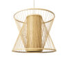 LEDTM® HIBISCUS 01925 Boho Κρεμαστό Φωτιστικό Οροφής με Ντουί 1 x E27 AC 220-240V IP20 - Μπεζ - Μ60 x Π60 x Υ50cm - Image 2