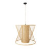 LEDTM® HIBISCUS 01925 Boho Κρεμαστό Φωτιστικό Οροφής με Ντουί 1 x E27 AC 220-240V IP20 - Μπεζ - Μ60 x Π60 x Υ50cm - Image 4