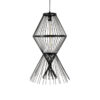 LEDTM® YOSHI 01929 Boho Κρεμαστό Φωτιστικό Οροφής με Ντουί 1 x E27 AC 220-240V IP20 - Μαύρο - Μ35 x Π35 x Υ60cm - Image 5