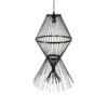 LEDTM® YOSHI 01929 Boho Κρεμαστό Φωτιστικό Οροφής με Ντουί 1 x E27 AC 220-240V IP20 - Μαύρο - Μ35 x Π35 x Υ60cm - Image 7