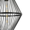 LEDTM® YOSHI 01929 Boho Κρεμαστό Φωτιστικό Οροφής με Ντουί 1 x E27 AC 220-240V IP20 - Μαύρο - Μ35 x Π35 x Υ60cm - Image 8