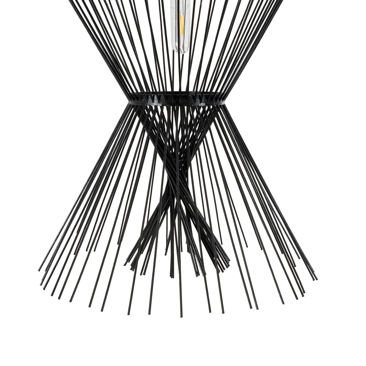 LEDTM® YOSHI 01929 Boho Κρεμαστό Φωτιστικό Οροφής με Ντουί 1 x E27 AC 220-240V IP20 - Μαύρο - Μ35 x Π35 x Υ60cm - Image 9