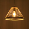 LEDTM® TYGEE 01930 Boho Κρεμαστό Φωτιστικό Οροφής με Ντουί 1 x E27 AC 220-240V IP20 - Μπεζ - Μ35 x Π35 x Υ22cm - Image 3