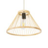LEDTM® TYGEE 01930 Boho Κρεμαστό Φωτιστικό Οροφής με Ντουί 1 x E27 AC 220-240V IP20 - Μπεζ - Μ35 x Π35 x Υ22cm - Image 6