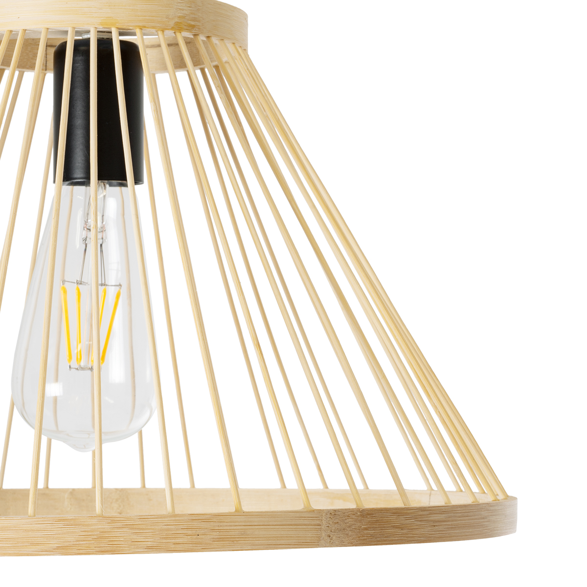 LEDTM® TYGEE 01930 Boho Κρεμαστό Φωτιστικό Οροφής με Ντουί 1 x E27 AC 220-240V IP20 - Μπεζ - Μ35 x Π35 x Υ22cm - Image 8