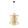 LEDTM® HIBISCUS 01931 Boho Κρεμαστό Φωτιστικό Οροφής με Ντουί 1 x E27 AC 220-240V IP20 - Μπεζ - Μ50 x Π50 x Υ60cm - Image 4