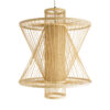 LEDTM® HIBISCUS 01931 Boho Κρεμαστό Φωτιστικό Οροφής με Ντουί 1 x E27 AC 220-240V IP20 - Μπεζ - Μ50 x Π50 x Υ60cm - Image 5