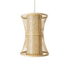 LEDTM® HIBISCUS 01932 Boho Κρεμαστό Φωτιστικό Οροφής με Ντουί 1 x E27 AC 220-240V IP20 - Μπεζ - Μ30 x Π30 x Υ40cm - Image 5