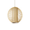 LEDTM® HIBISCUS 01934 Boho Κρεμαστό Φωτιστικό Οροφής με Ντουί 1 x E27 AC 220-240V IP20 - Μπεζ - Μ28 x Π28 x Υ28cm - Image 2