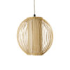 LEDTM® HIBISCUS 01934 Boho Κρεμαστό Φωτιστικό Οροφής με Ντουί 1 x E27 AC 220-240V IP20 - Μπεζ - Μ28 x Π28 x Υ28cm - Image 5