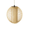LEDTM® HIBISCUS 01934 Boho Κρεμαστό Φωτιστικό Οροφής με Ντουί 1 x E27 AC 220-240V IP20 - Μπεζ - Μ28 x Π28 x Υ28cm - Image 7