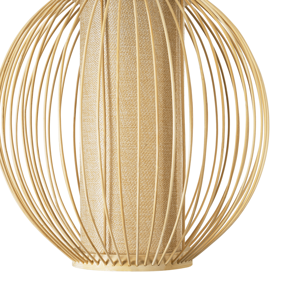 LEDTM® HIBISCUS 01934 Boho Κρεμαστό Φωτιστικό Οροφής με Ντουί 1 x E27 AC 220-240V IP20 - Μπεζ - Μ28 x Π28 x Υ28cm - Image 8