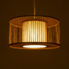 LEDTM® HIBISCUS 01935 Boho Κρεμαστό Φωτιστικό Οροφής με Ντουί 1 x E27 AC 220-240V IP20 - Μπεζ - Μ40 x Π40 x Υ20cm - Image 3