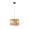 LEDTM® HIBISCUS 01935 Boho Κρεμαστό Φωτιστικό Οροφής με Ντουί 1 x E27 AC 220-240V IP20 - Μπεζ - Μ40 x Π40 x Υ20cm - Image 4