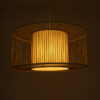 LEDTM® HIBISCUS 01936 Boho Κρεμαστό Φωτιστικό Οροφής με Ντουί 1 x E27 AC 220-240V IP20 - Μπεζ - Μ80 x Π80 x Υ38cm - Image 3