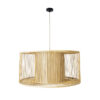 LEDTM® HIBISCUS 01936 Boho Κρεμαστό Φωτιστικό Οροφής με Ντουί 1 x E27 AC 220-240V IP20 - Μπεζ - Μ80 x Π80 x Υ38cm - Image 4