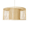 LEDTM® HIBISCUS 01936 Boho Κρεμαστό Φωτιστικό Οροφής με Ντουί 1 x E27 AC 220-240V IP20 - Μπεζ - Μ80 x Π80 x Υ38cm - Image 5