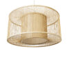 LEDTM® HIBISCUS 01936 Boho Κρεμαστό Φωτιστικό Οροφής με Ντουί 1 x E27 AC 220-240V IP20 - Μπεζ - Μ80 x Π80 x Υ38cm - Image 6