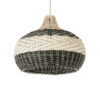 LEDTM® BARBADOS 01946 Boho Κρεμαστό Φωτιστικό Οροφής με Ντουί 1 x E27 AC 220-240V IP20 - Μπεζ & Λαδί - Μ40 x Π40 x Υ34cm - Image 2