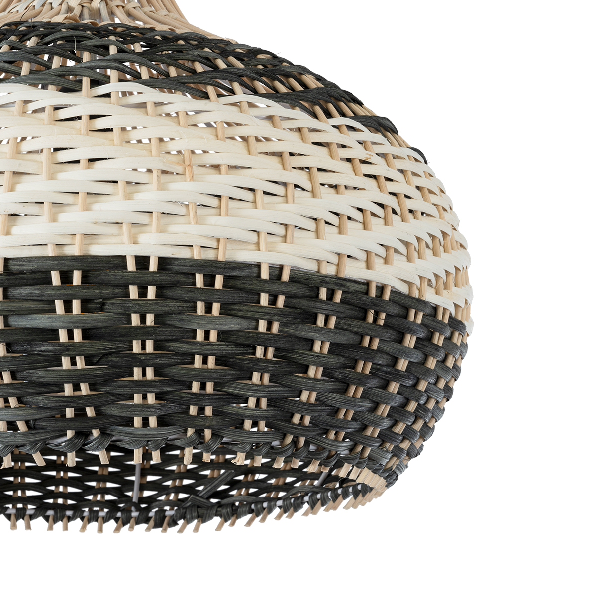 LEDTM® BARBADOS 01946 Boho Κρεμαστό Φωτιστικό Οροφής με Ντουί 1 x E27 AC 220-240V IP20 - Μπεζ & Λαδί - Μ40 x Π40 x Υ34cm - Image 8