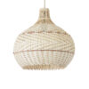 LEDTM® SANTACRUZ 01950 Boho Κρεμαστό Φωτιστικό Οροφής με Ντουί 1 x E27 AC 220-240V IP20 - Μπεζ & Καφέ - Μ40 x Π40 x Υ40cm - Image 2