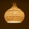 LEDTM® SANTACRUZ 01950 Boho Κρεμαστό Φωτιστικό Οροφής με Ντουί 1 x E27 AC 220-240V IP20 - Μπεζ & Καφέ - Μ40 x Π40 x Υ40cm - Image 3