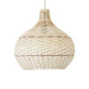 LEDTM® SANTACRUZ 01950 Boho Κρεμαστό Φωτιστικό Οροφής με Ντουί 1 x E27 AC 220-240V IP20 - Μπεζ & Καφέ - Μ40 x Π40 x Υ40cm - Image 5