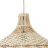 LEDTM® SANTACRUZ 01950 Boho Κρεμαστό Φωτιστικό Οροφής με Ντουί 1 x E27 AC 220-240V IP20 - Μπεζ & Καφέ - Μ40 x Π40 x Υ40cm - Image 8