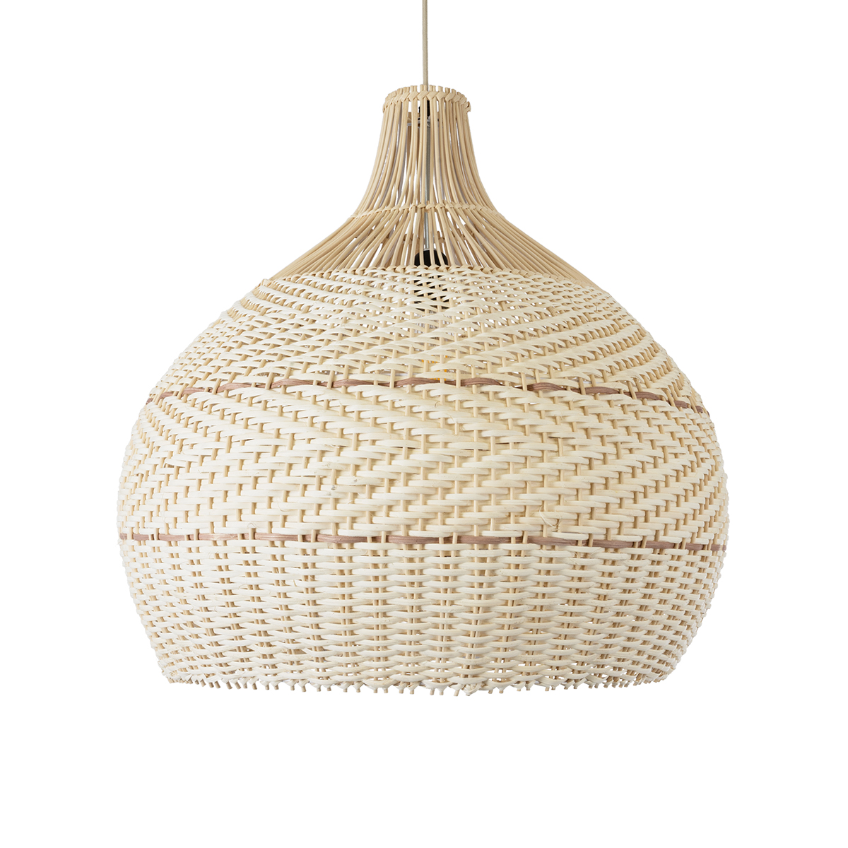 LEDTM® SANTACRUZ 01951 Boho Κρεμαστό Φωτιστικό Οροφής με Ντουί 1 x E27 AC 220-240V IP20 - Μπεζ & Καφέ - Μ60 x Π60 x Υ60cm - Image 5