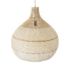 LEDTM® SANTACRUZ 01951 Boho Κρεμαστό Φωτιστικό Οροφής με Ντουί 1 x E27 AC 220-240V IP20 - Μπεζ & Καφέ - Μ60 x Π60 x Υ60cm - Image 7