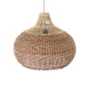 LEDTM® PANAMA 01952 Boho Κρεμαστό Φωτιστικό Οροφής με Ντουί 1 x E27 AC 220-240V IP20 - Μπεζ & Καφέ - Μ40 x Π40 x Υ34cm - Image 7